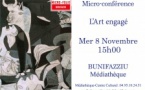 Les mercredis de l'art, micro-conférence "L’art engagé" - Médiathèque - Bunifaziu