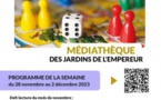 Jeux en médiathèque - Médiathèque des Jardins de l’Empereur - Aiacciu