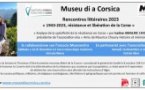 Rencontres littéraires : « 1943-2023, résistance et libération de la Corse » par Isaline AMALRIC CHOURY en partenariat avec l'association Musanostra - Musée de la Corse - Corti