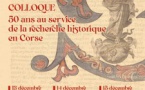 Colloque "50 ans au service de la recherche historique en Corse" - Chambre des territoires - Bastia