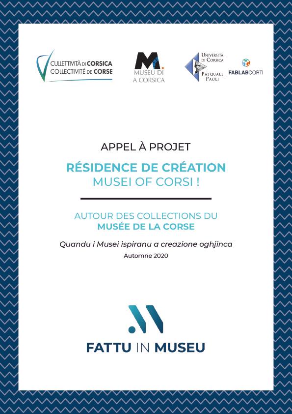 [Musei, of Corsi !] Appel à projet pour une nouvelle résidence de création Made in Corsica