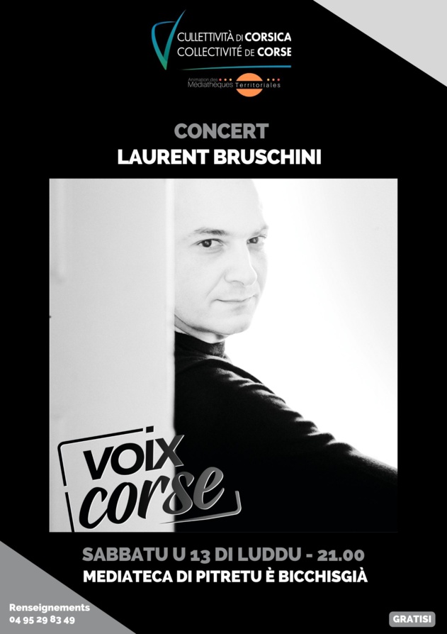 Concert : Laurent Bruschini - Mediateca di Pitretu è Bicchisgià