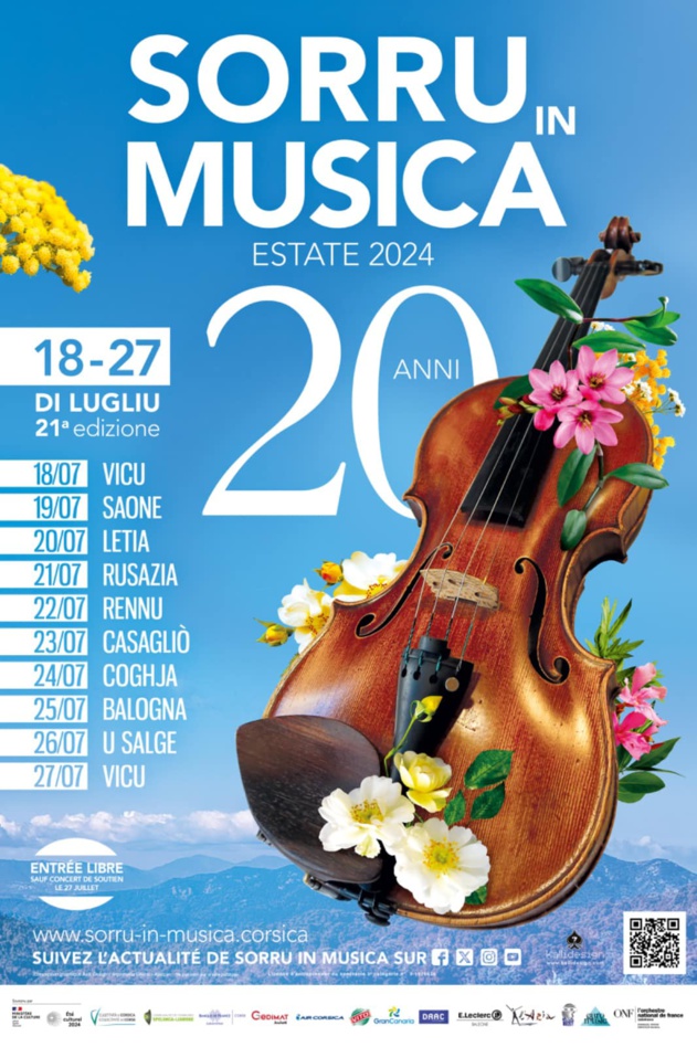 Festival "Sorru in Musica" - Vicu / Saone / Letia / Rusazia / Rennu / Casaglio / Coghja / Balogna / U Salge