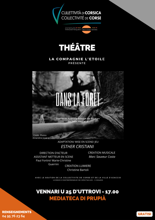 Spectacle « Dans la forêt » par la Cie l'étoile - Mediateca di Prupià