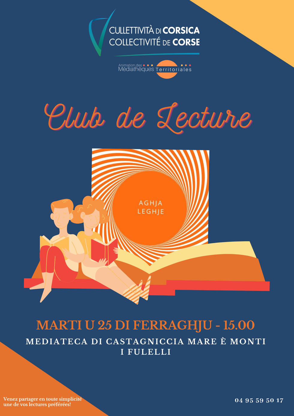 Aghja Leghje / Club de lecture - Médiathèque de Castagniccia Mare è Monti - I Fulelli