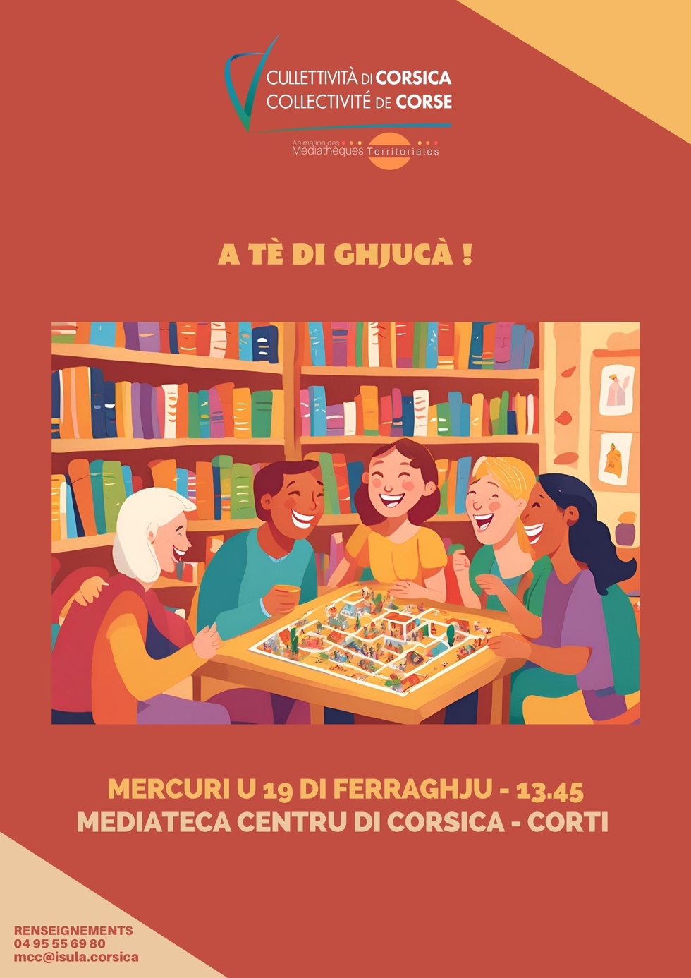 A tè di ghjucà ! : Jeux de société - Mediateca Centru di corsica - Corti 