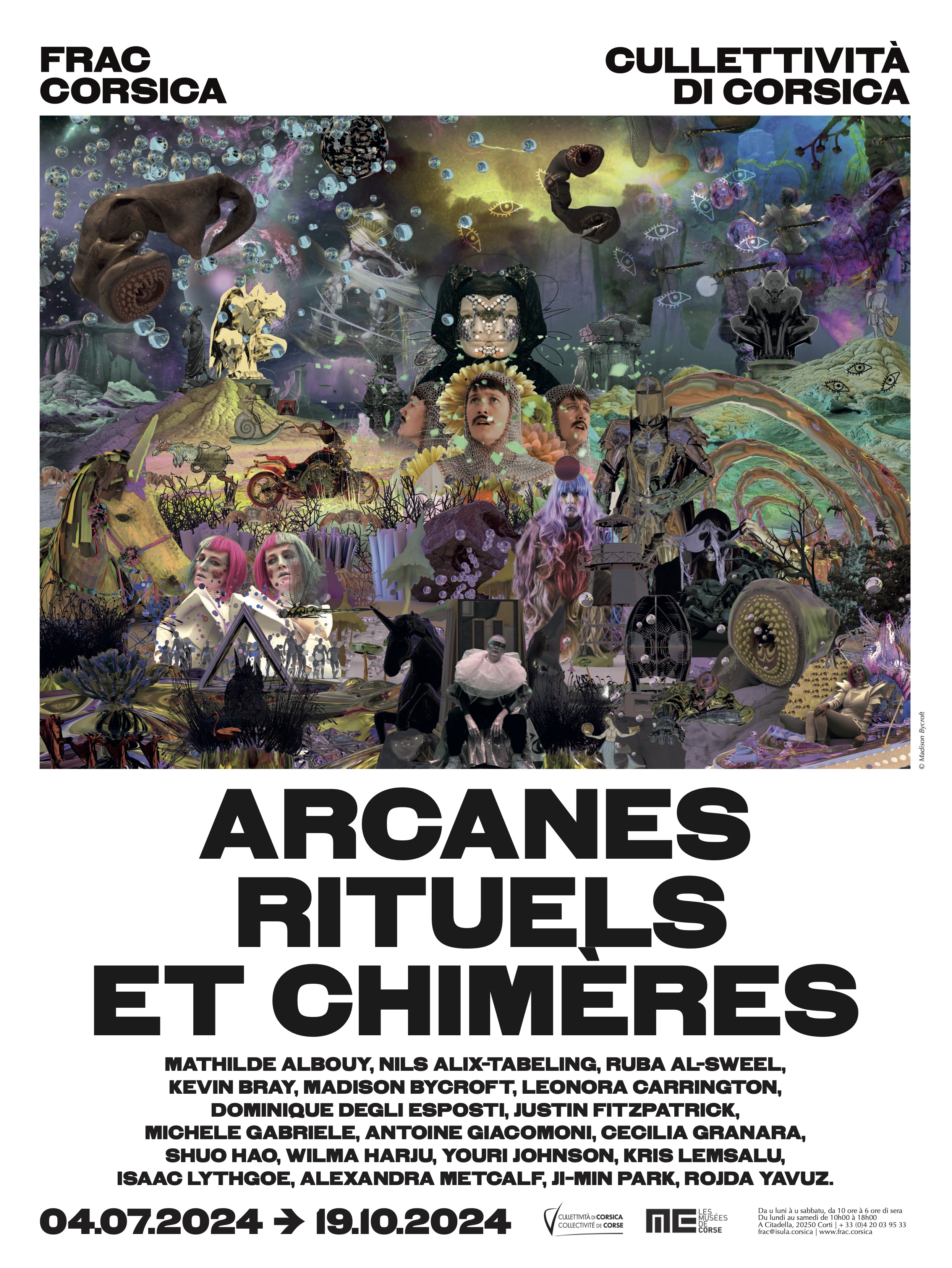 Exposition du FRAC Corsica  "Arcanes, Rituels et Chimères" - Corti