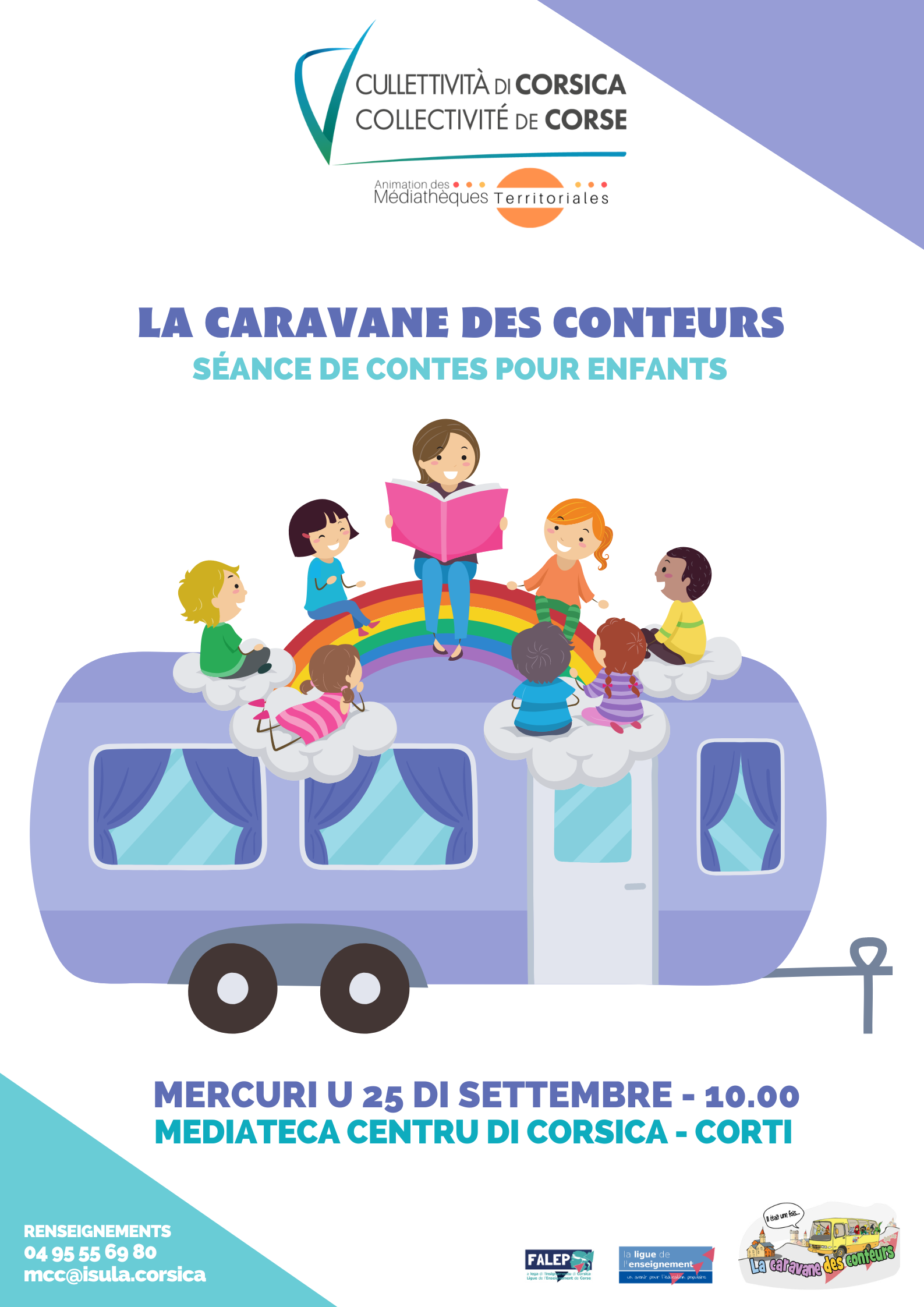 La caravane des conteurs - Médiathèque Centre Corse - Corti