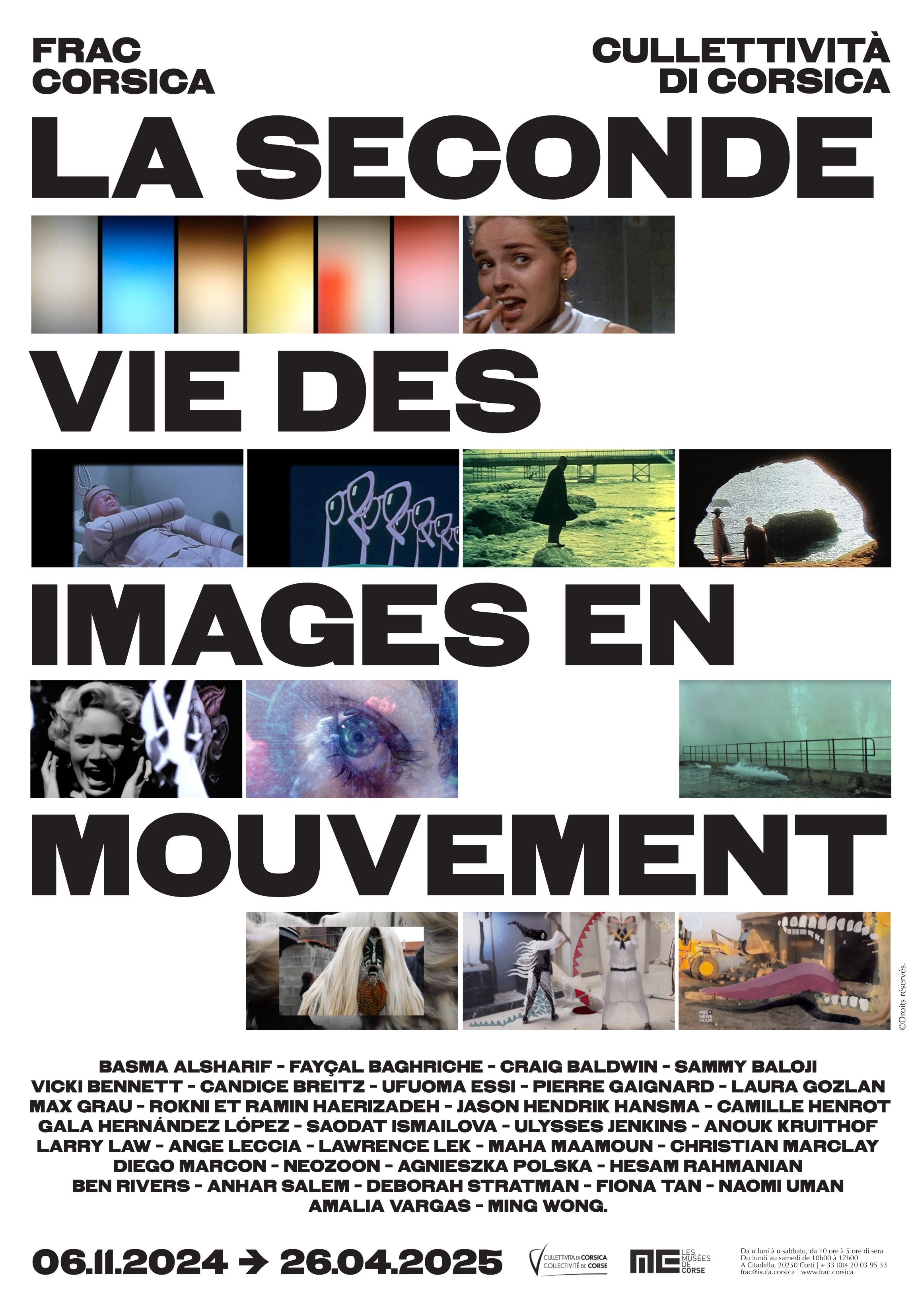 Retour en images sur le vernissage de l'exposition du FRAC Corsica  "La seconde vie des images en mouvement " - Corti