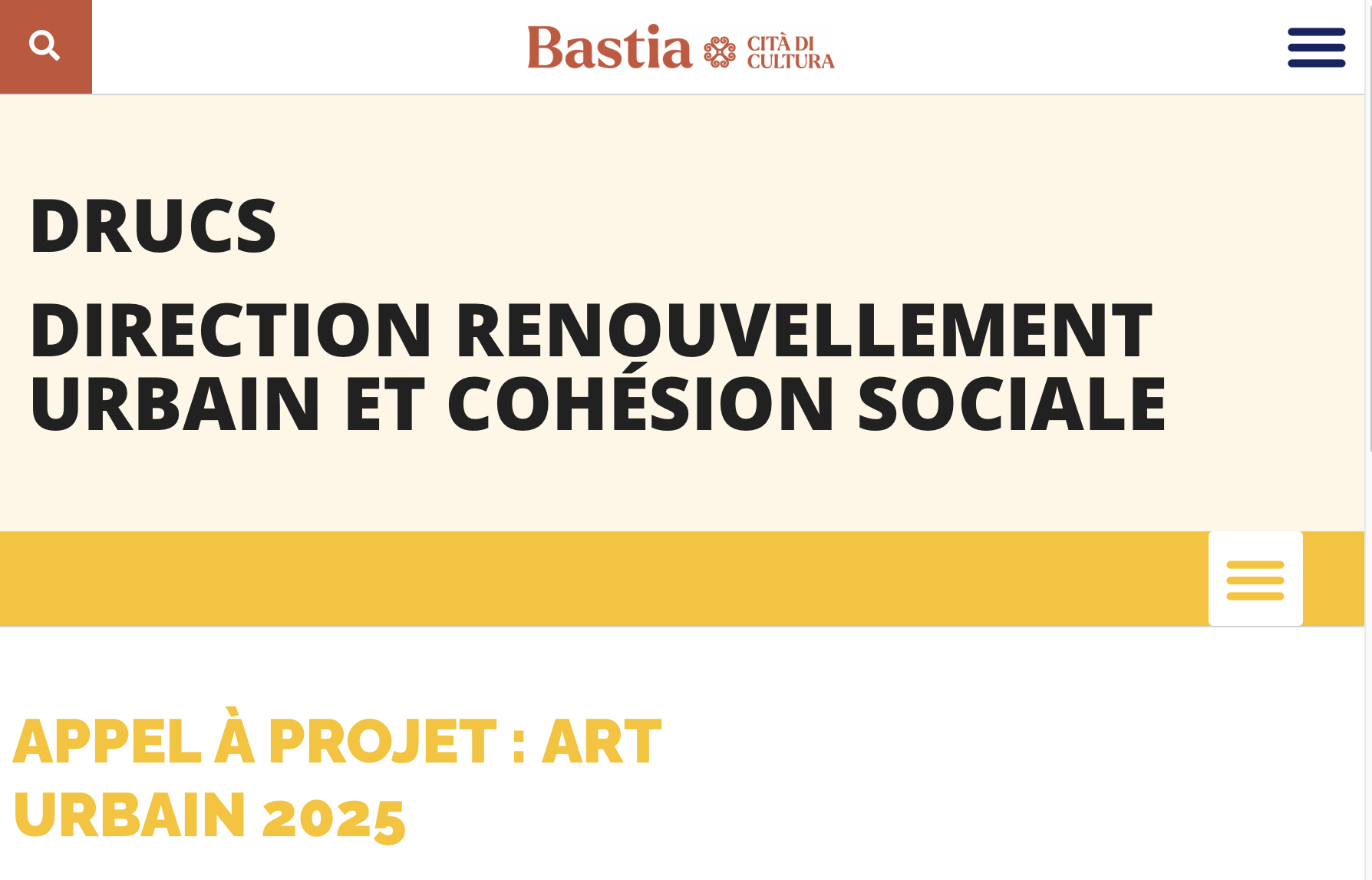 Appel à projet : Art urbain 2025