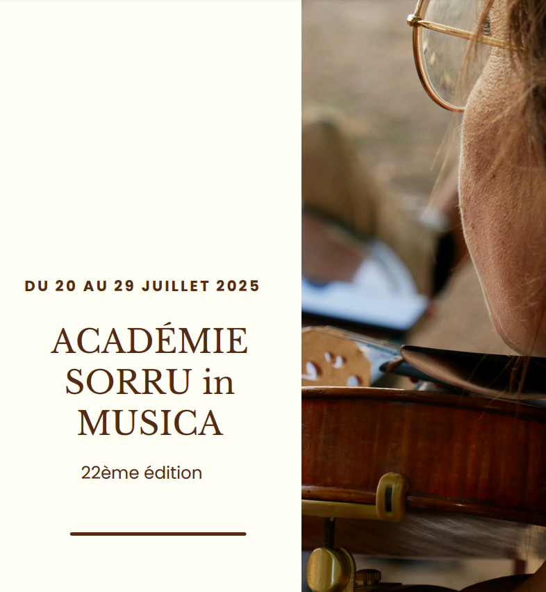 "Sorru in Musica" > Ouverture des inscriptions à l'Académie de musique !