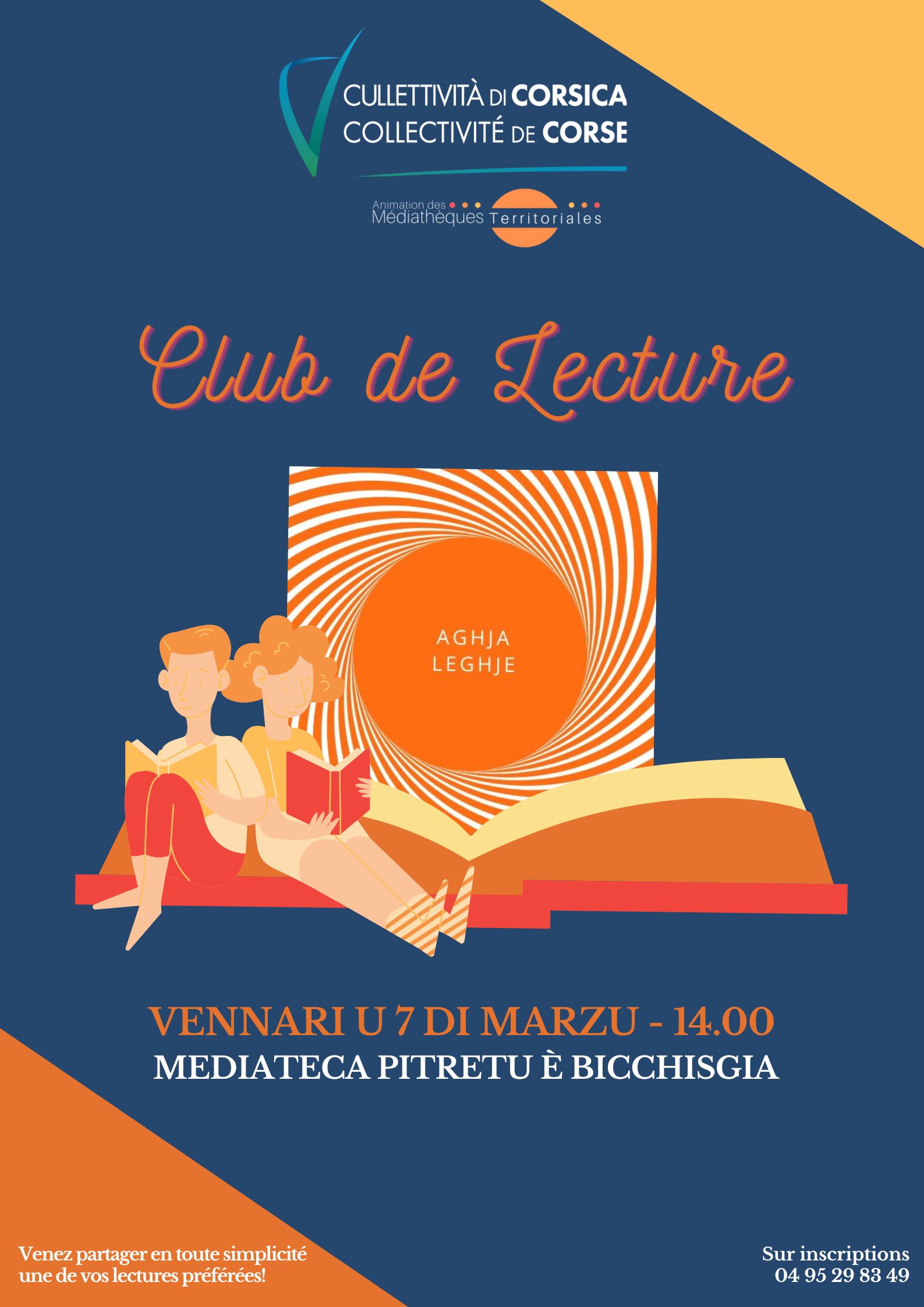 Aghja Leghje / Club de lecture - Médiathèque - Pitretu è Bicchisgià