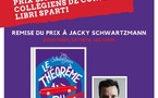 Remise du prix "Libri Sparti", Prix des collégiens de Corse 2025, à Jacky Schwartzmann pour son ouvrage "Le théorème du kiwi" - Médiathèque de Castagniccia Mare è Monti - I Fulelli