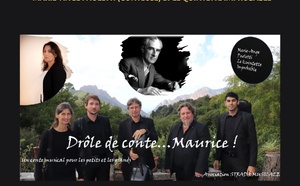 ​Retour en images du spectacle "Drôle de contes Maurice" avec Marie-Ange Paoletti (conteuse) et le Quintette improbable - Mediateca - A Ghisunaccia