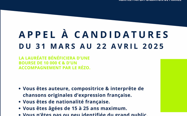 Appel à candidatures - Prix Cécile Pollet / Le Rézo 2025