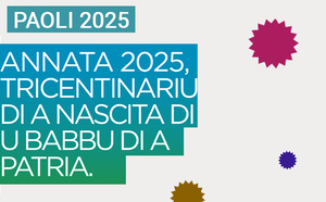 Cunsultazione publica pà l’identità visuale di u label "Paoli 2025"