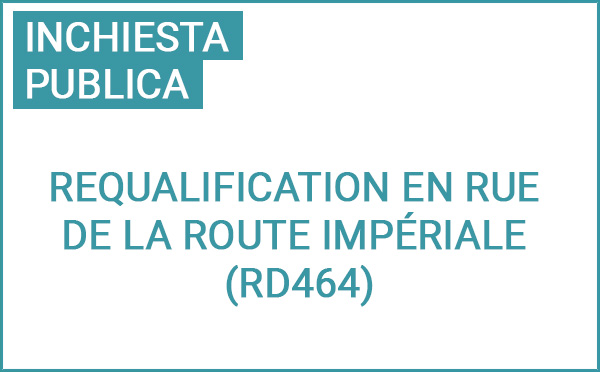 Concertation publique sur la requalification en rue de la Route Impériale (RD464) avec intégration d’un itinéraire cyclable sur les communes de Furiani et de Biguglia.