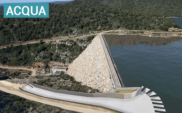 Rehausse du plan d’eau du barrage de Talza, visite de chantier